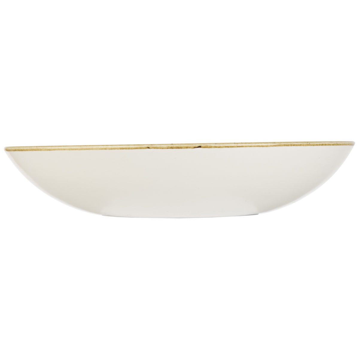 Churchill Diep bord Stonecast Barley White Coupe; 2400ml, 31x4.4 cm (ØxH); wit/bruin; rond; 6 stuk / verpakking