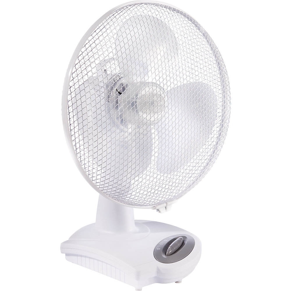 Tafelventilator, h x b x d = 470 x 355 x 270 mm, wit, vanaf 5 st.