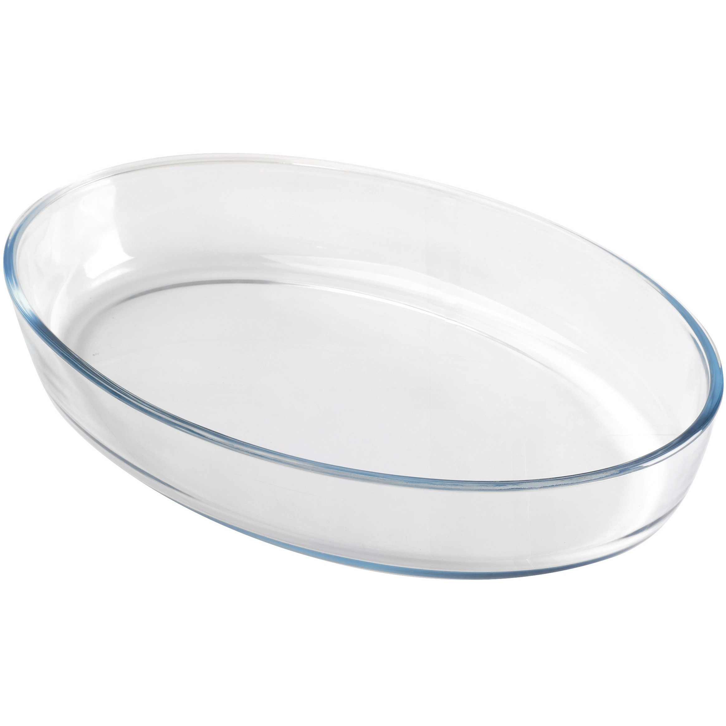 Chef Traiteur Ovenschaal van borosilicaat glas - ovaal - 4 Liter - x 27 x 7 cm -