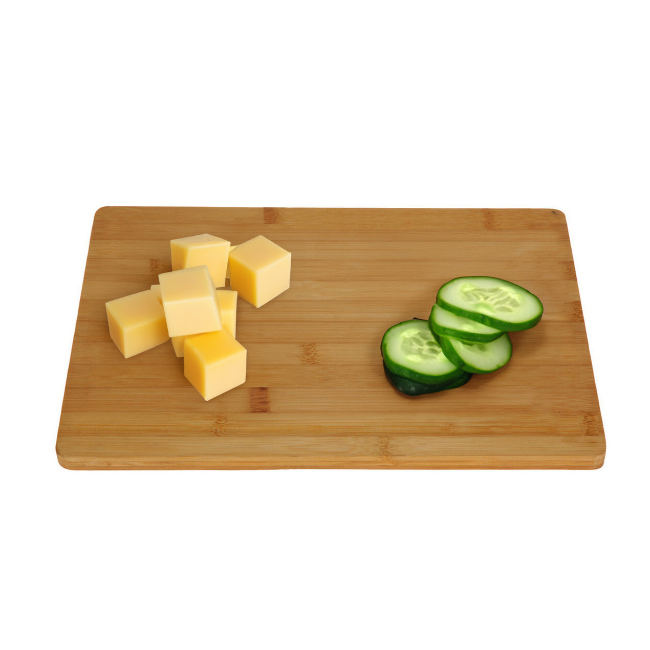 Excellent Houseware Snijplank bamboe hout - 35 x 20 cm - keuken serveerplanken -