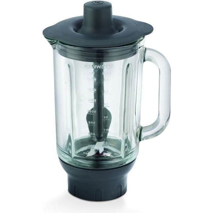 Kenwood Glazen blenderaccessoire van 1,6 liter voor  KAH359GL banketbakkersrobot - 4 messen