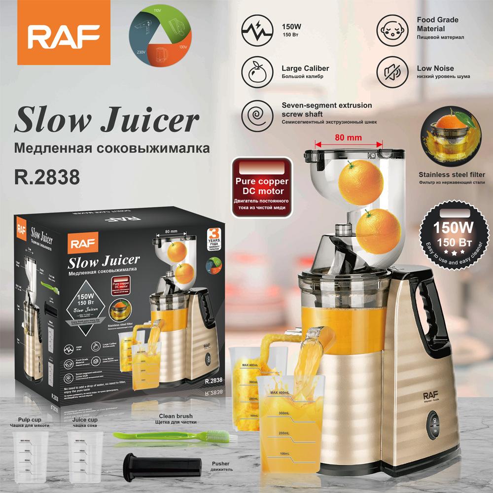 DZL General Home Appliances Multifunctionele huishoudelijke centrifugale sapcentrifuge, elektrische fruit- en groenterestensapscheiding, rauwe sapkookmachine