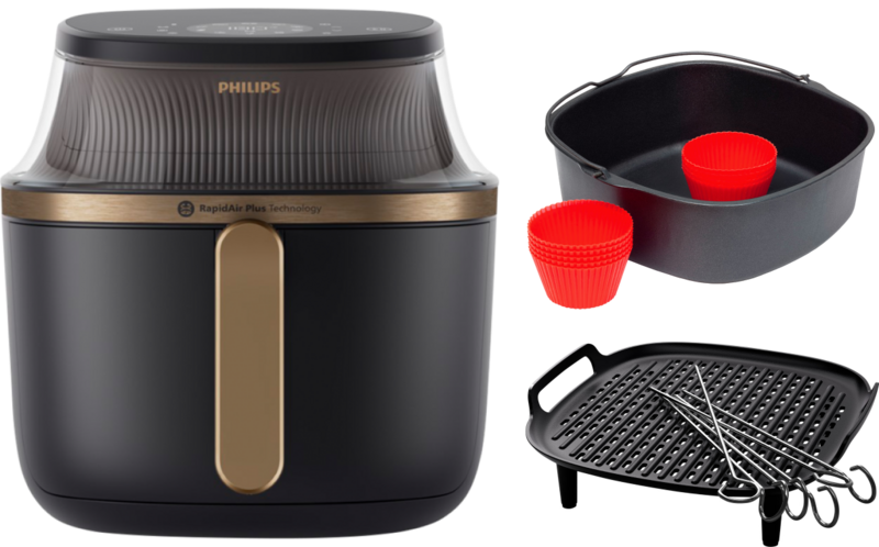 Philips Airfryer XXL 3000 Serie NA342/00 + Grillkit + Bakset