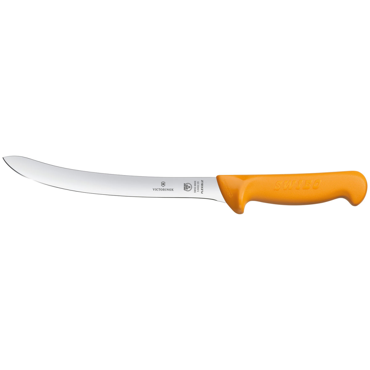 Victorinox Swibo vis fileermes, gebogen, flexibel; Lemmetlengte 20 cm, 33.3 cm (L); zilver/oranje