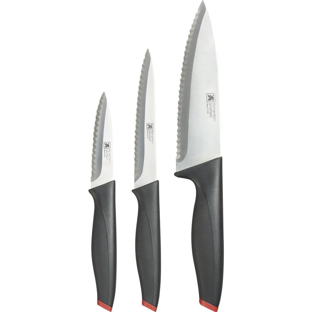 Richardson Sheffield Messenset 3-delig Zwart/RVS