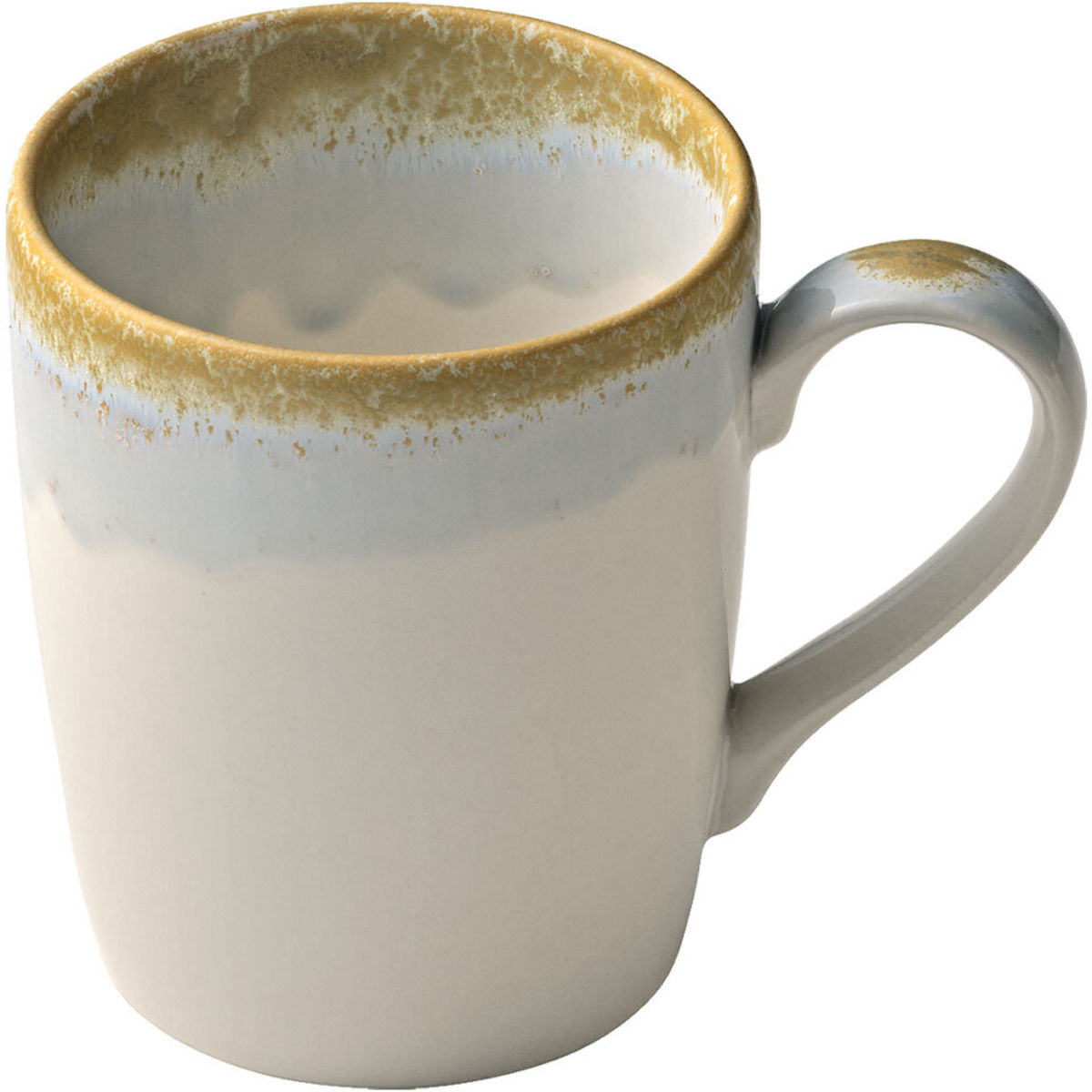 HEART&SOUL kopje Perfect Match Breeze; 250ml, 7.5x9.5 cm (ØxH); goud/lichtblauw/wit; rond; 6 stuk / verpakking