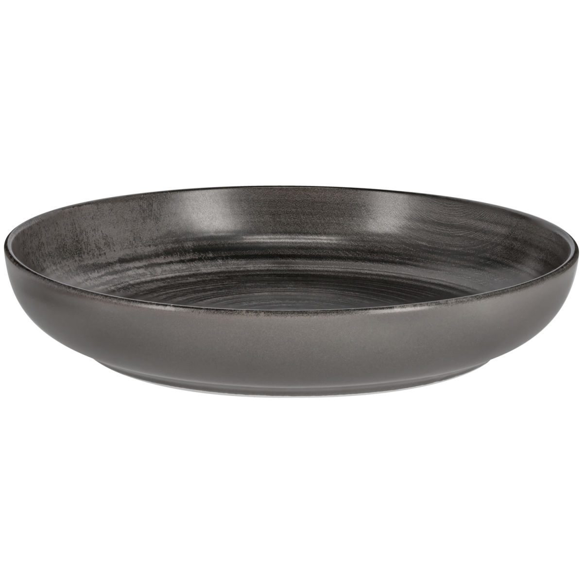 Vega Diep bord Etana; 700ml, 22x4 cm (ØxH); grijs; rond; 6 stuk / verpakking