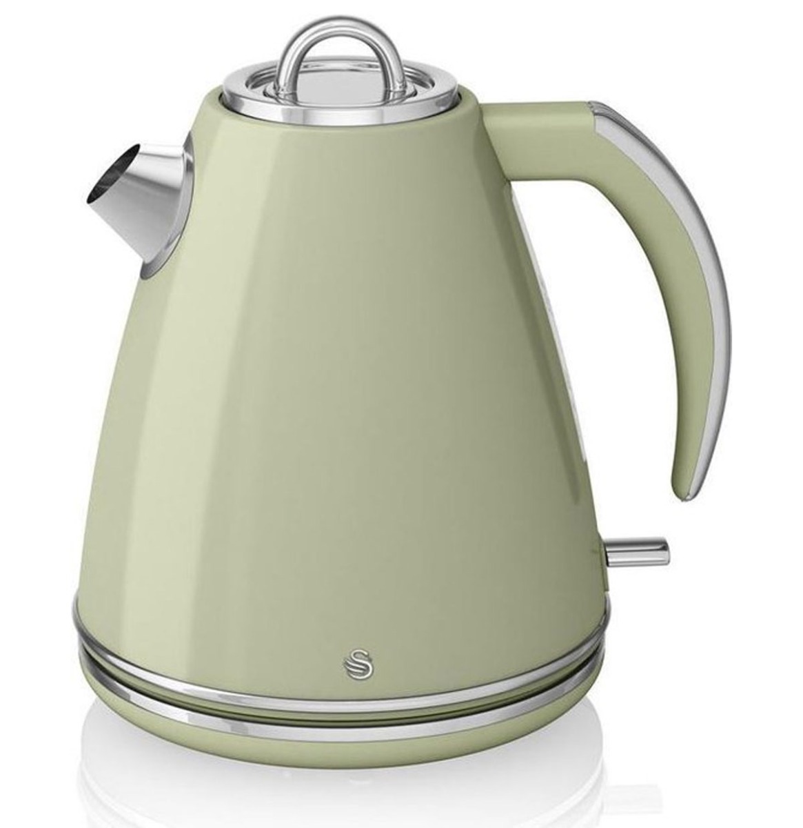 Fiftiesstore Swan Retro Waterkoker - 1.5 Liter - Groen - LAATSTE KANS
