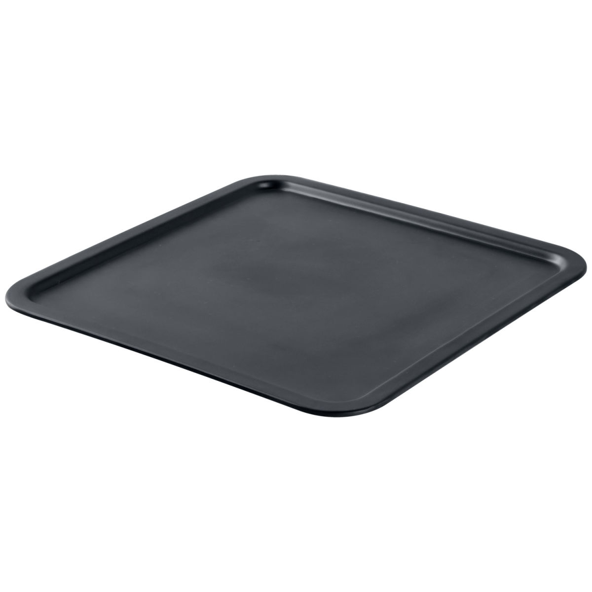 Vega Plat bord Fenra; 23.6x23.6x1.2 cm (LxBxH); zwart; vierkant