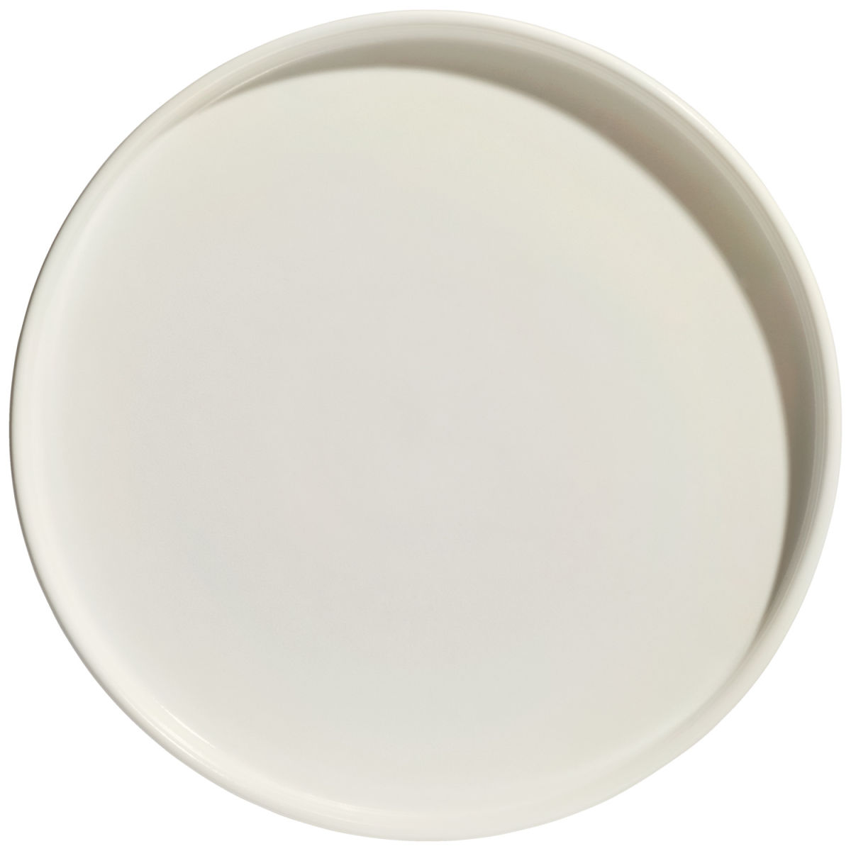 Vega Bord met lage rand Skady mat; 20.5x2.5 cm (ØxH); crème wit; rond; 4 stuk / verpakking