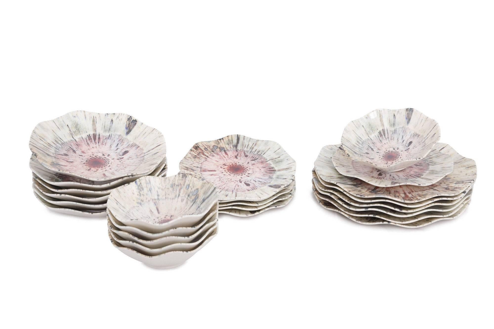 Kalune Design 24-delig serviesset Flora | 