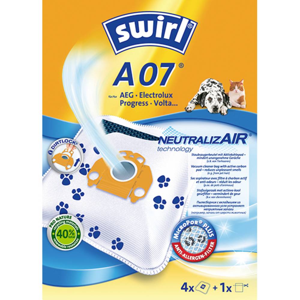 Swirl A07 Stofzuigerzak 4 stuk(s)