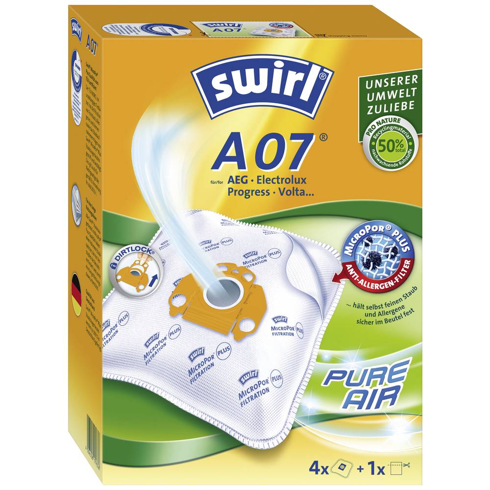 Swirl A 07 AirSpace stoffilterzak