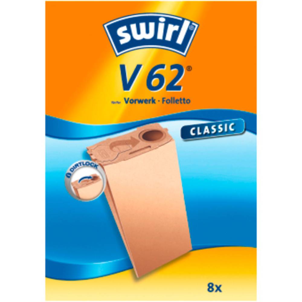 Swirl V62 Stofzuigerzak 8 stuk(s)