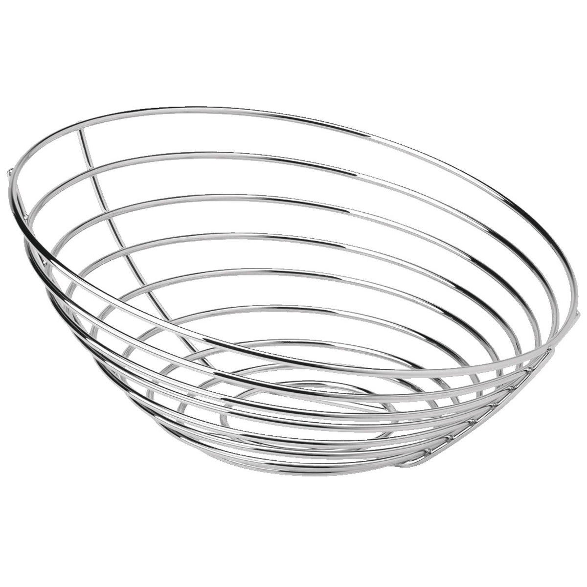 Vega Broodmand Cestino; 12x8.5 cm (ØxH); zilver; rond