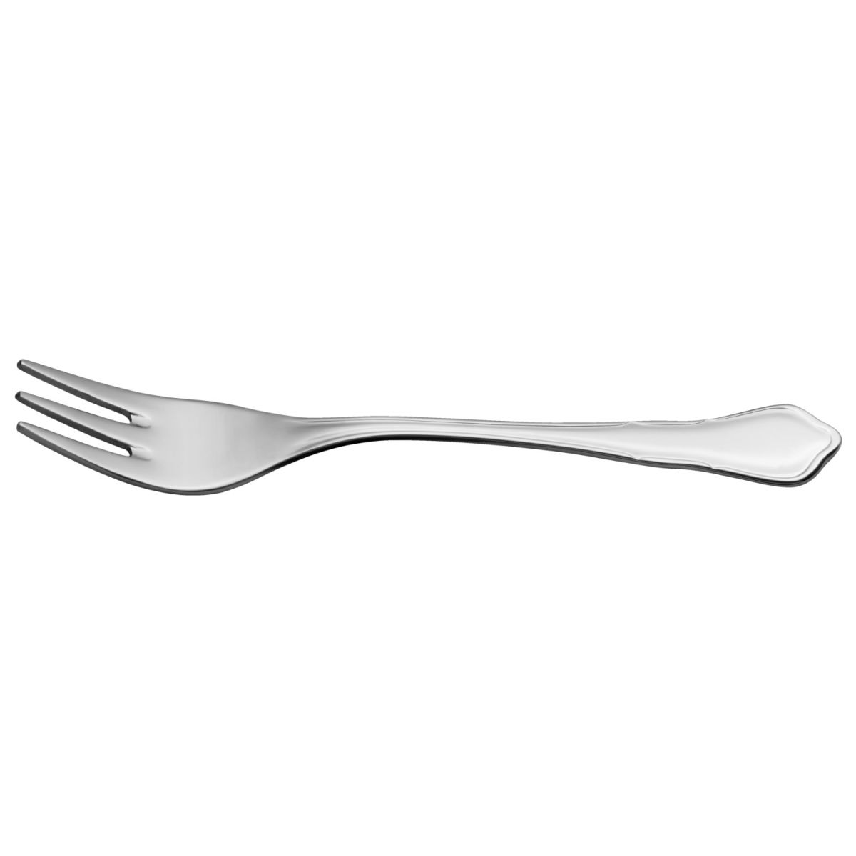 Vega Gebaksvorkje Chippendale; 14.7 cm (L); zilver, Handvat zilver; 12 stuk / verpakking