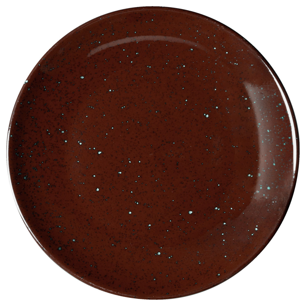 Vega Plat bord Alessia; 16 cm (Ø); bruin; rond; 6 stuk / verpakking