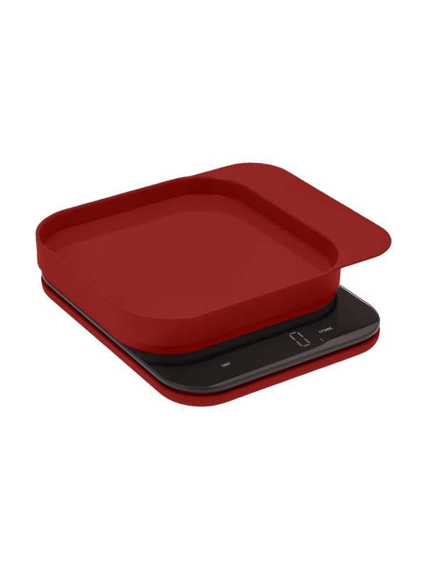 Rosti Keukenweegschalen - Mensura kitchen scales - Red
