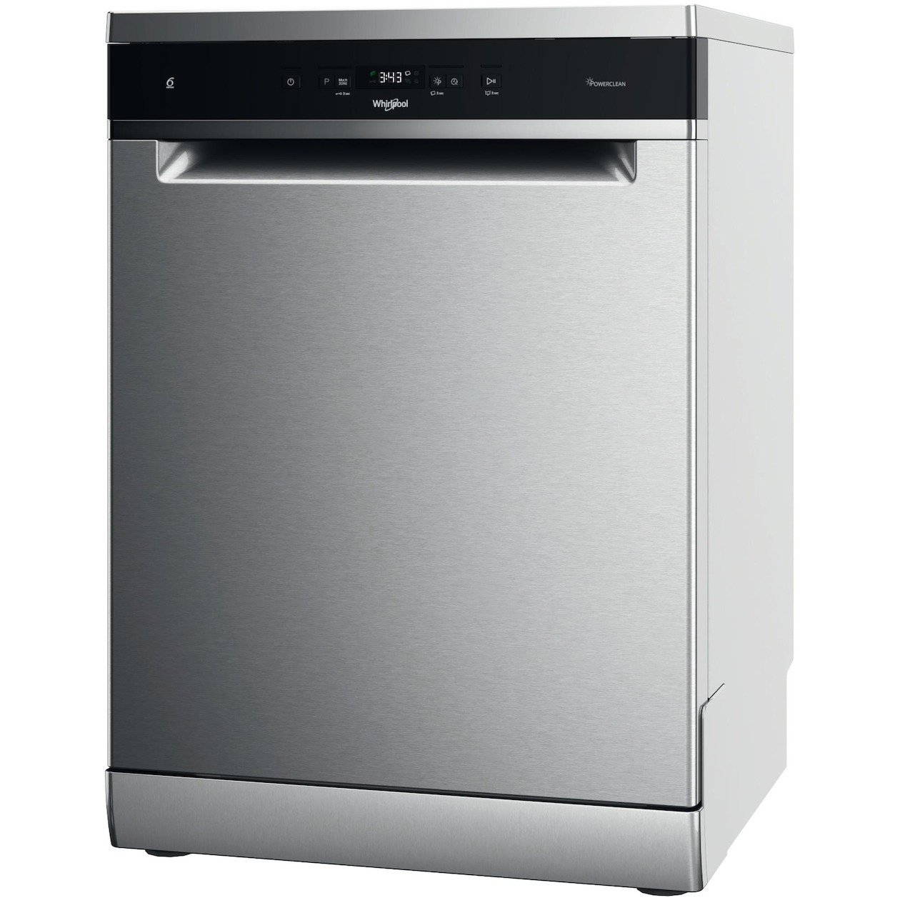 Whirlpool WH3FB14BN7A0X Vrijstaande vaatwasser Grijs