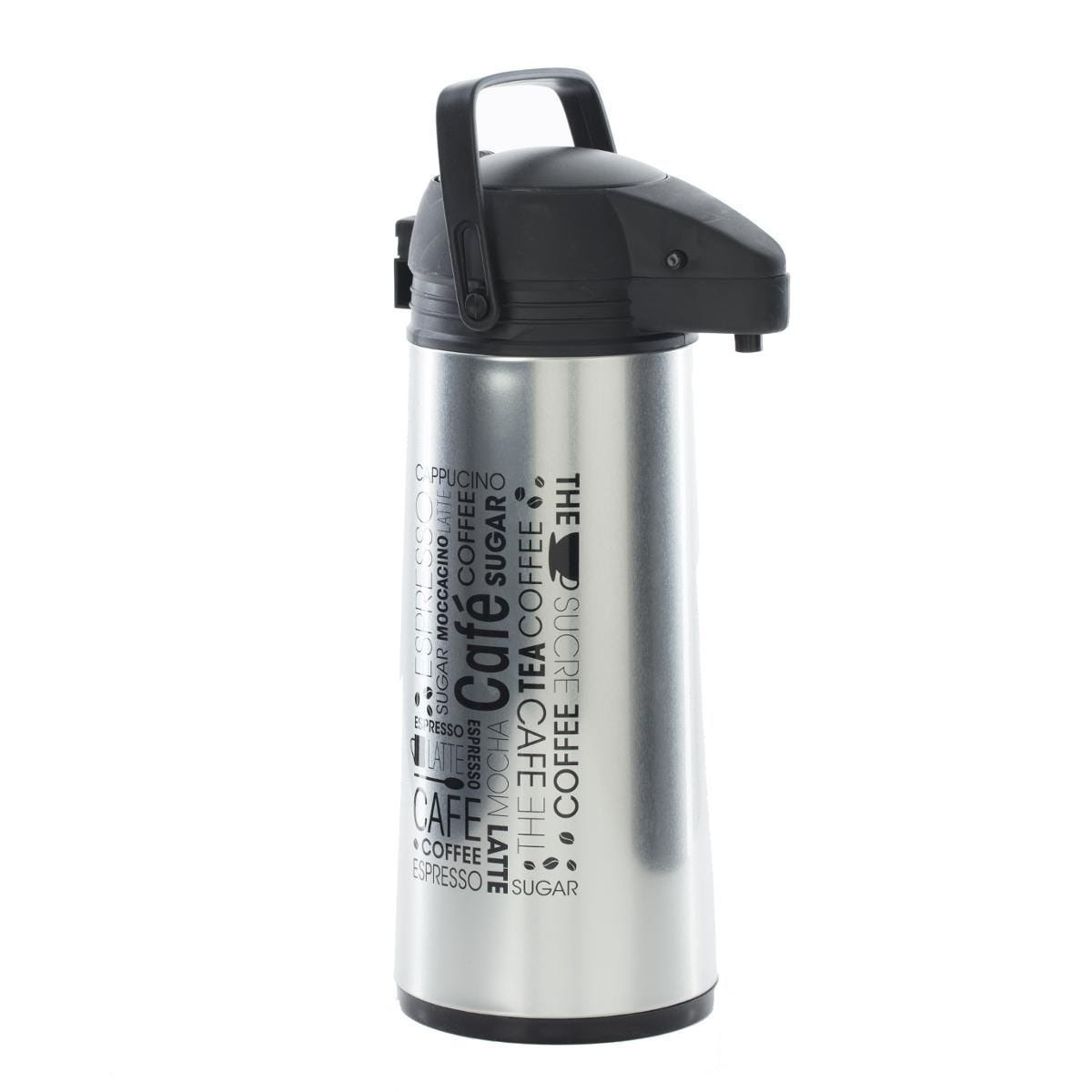 5five Thermoskan - 1,9 liter - 19 x 13 x cm - RVS - isoleerkan - Koffie/thee kan -