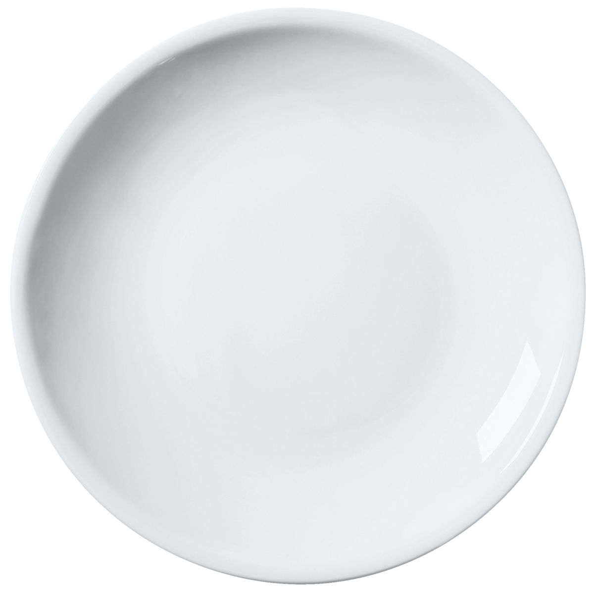 PULSIVA Plat bord Kora; 18.5 cm (Ø); wit; rond; 6 stuk / verpakking