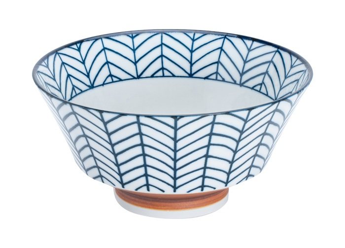 Tokyo Design Studio Japanse rijstkom -  - Sori Bowl Nami White - 12.8x6.5 cm