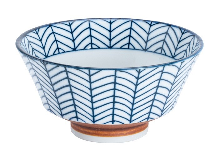 Tokyo Design Studio Japanse porseleinen rijstkom - Sori Bowl Yabane -  - 12.8x6.5 cm