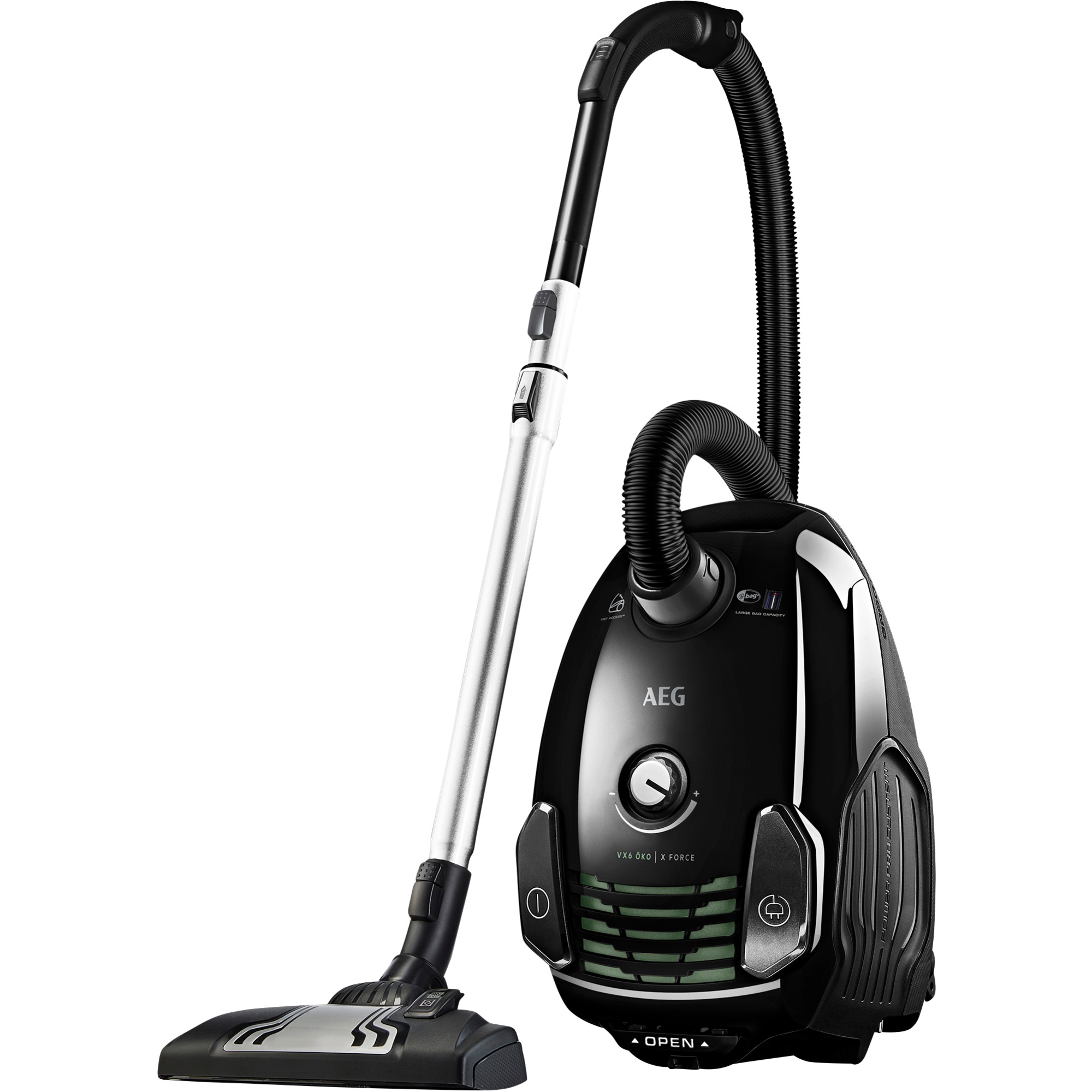 AEG VX6-2-ECO Stofzuiger met zak Zwart