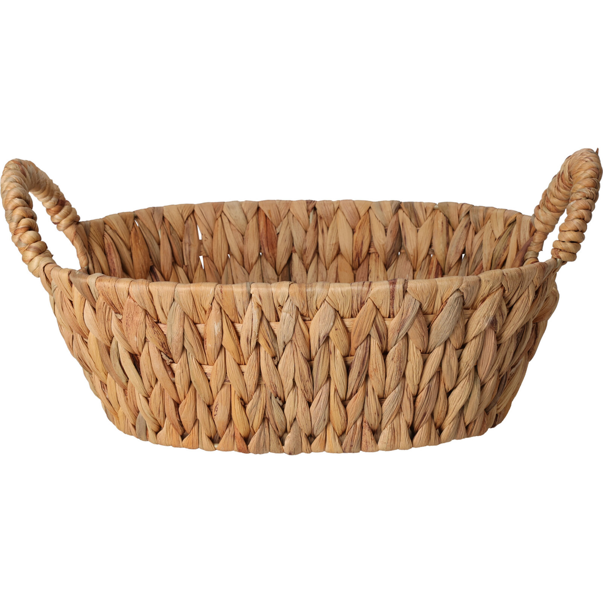H&S Collection Broodmand - gevlochten riet - naturel - 30 x 25 x 11 cm -