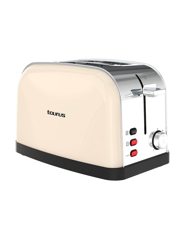 Taurus Broodrooster Toaster Two Slot Vintage 2 Cream