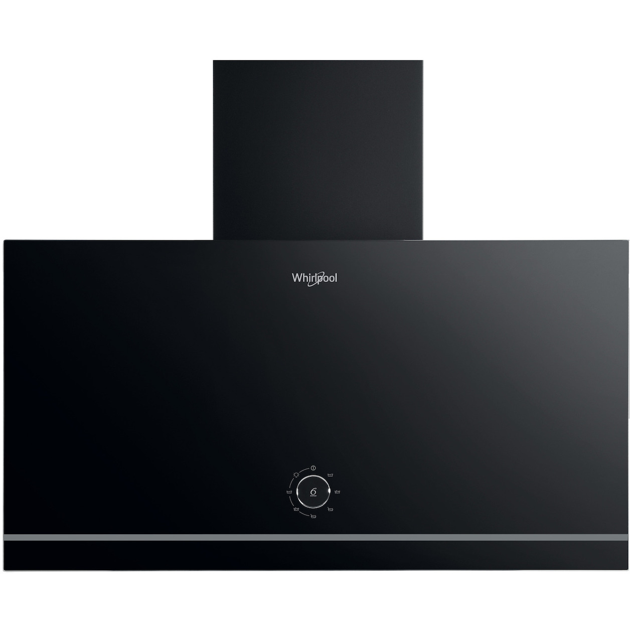 Whirlpool WHVA 62F LM K Afzuigkap vlakscherm Zwart