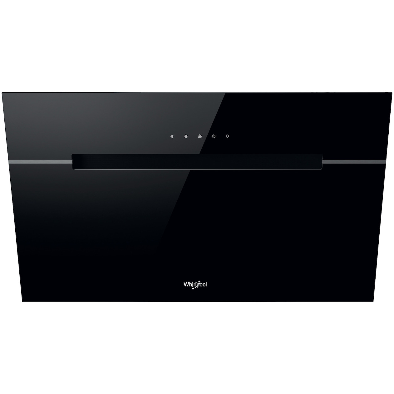Whirlpool WHVP 62F LT SK Afzuigkap vlakscherm Zwart