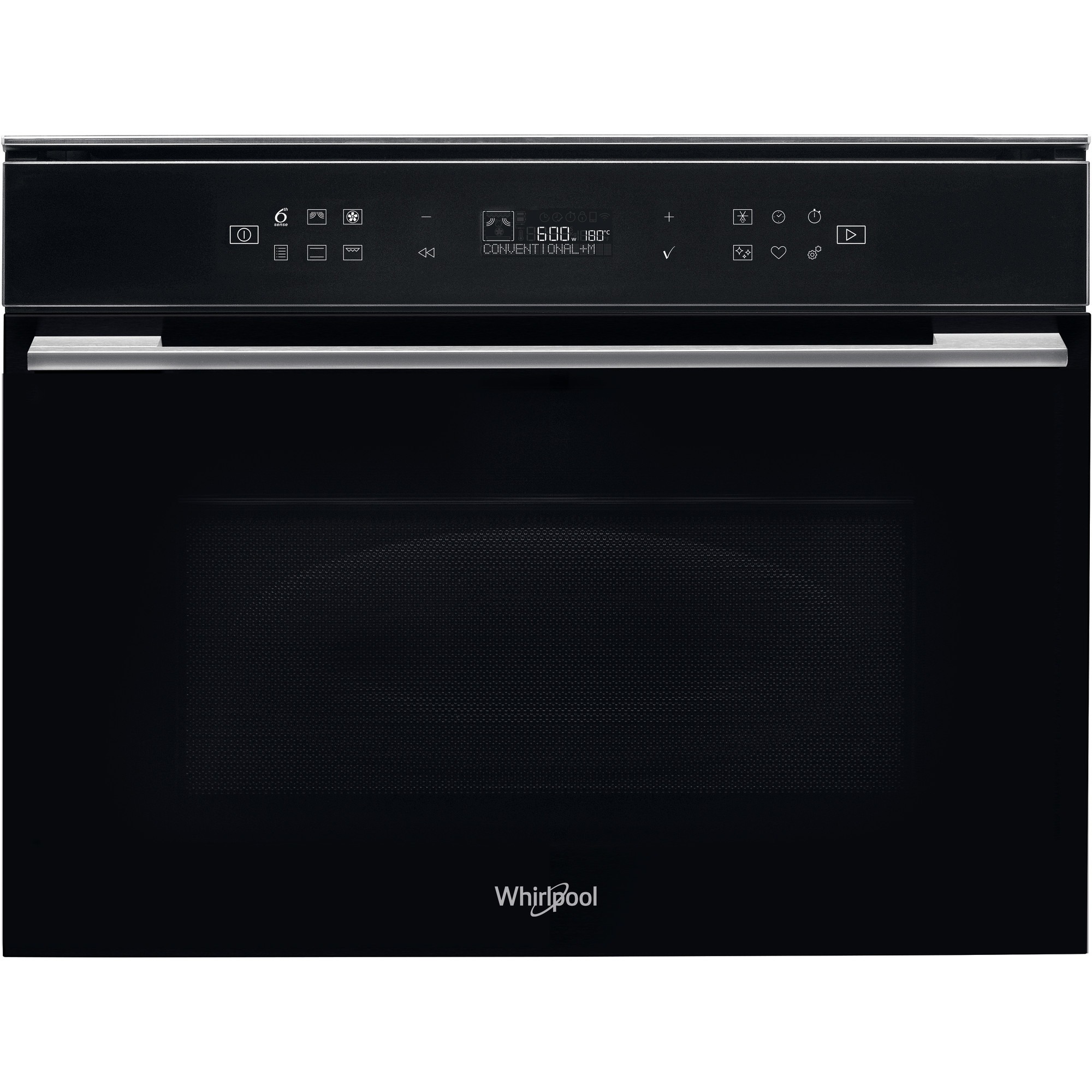 Whirlpool W7 ME450 NB Inbouw combimagnetrons Zwart