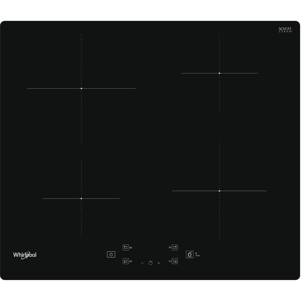 Whirlpool WS Q2160 NE Inductie kookplaat Zwart