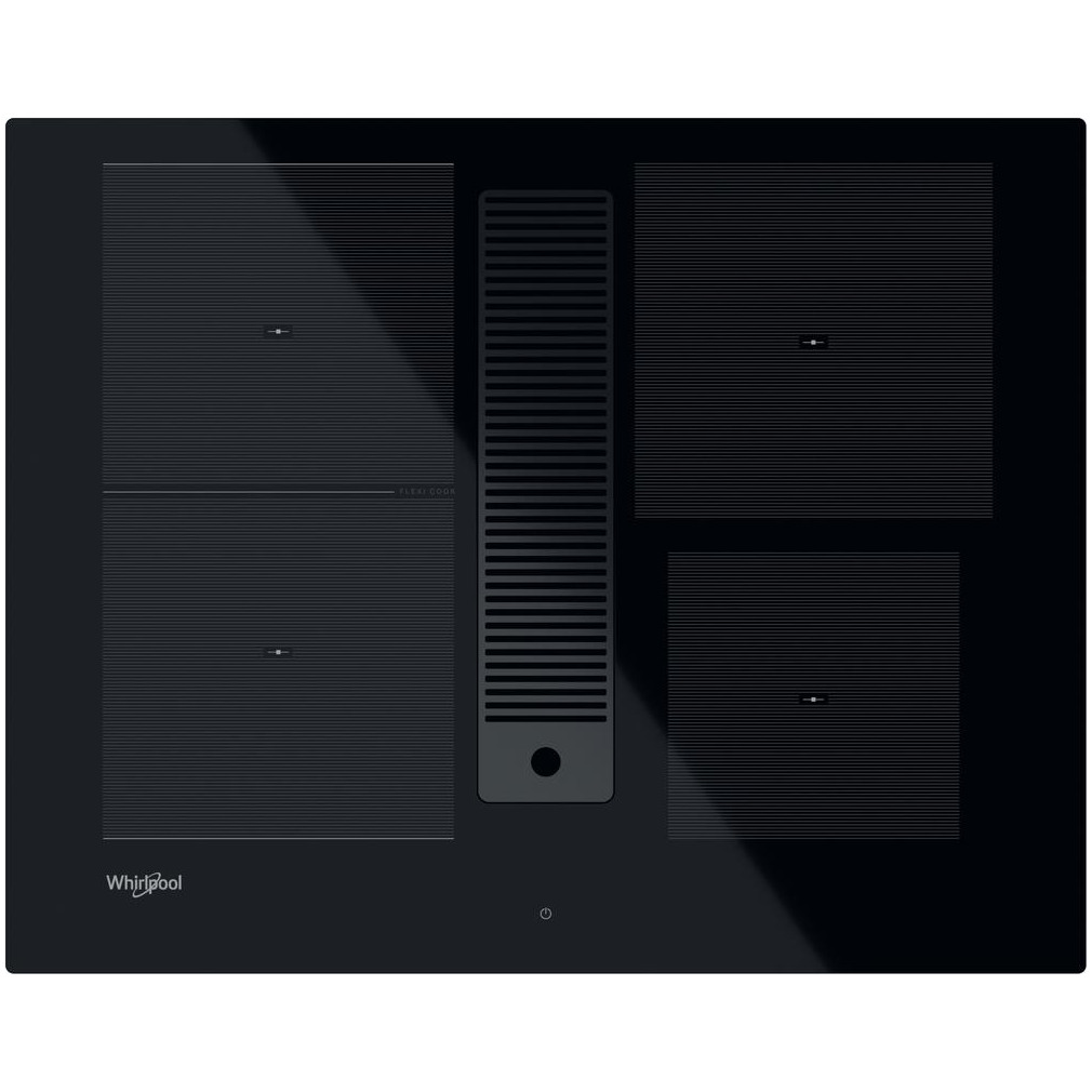 Whirlpool WVH 1065B Inductie kookplaat met afzuiging Zwart
