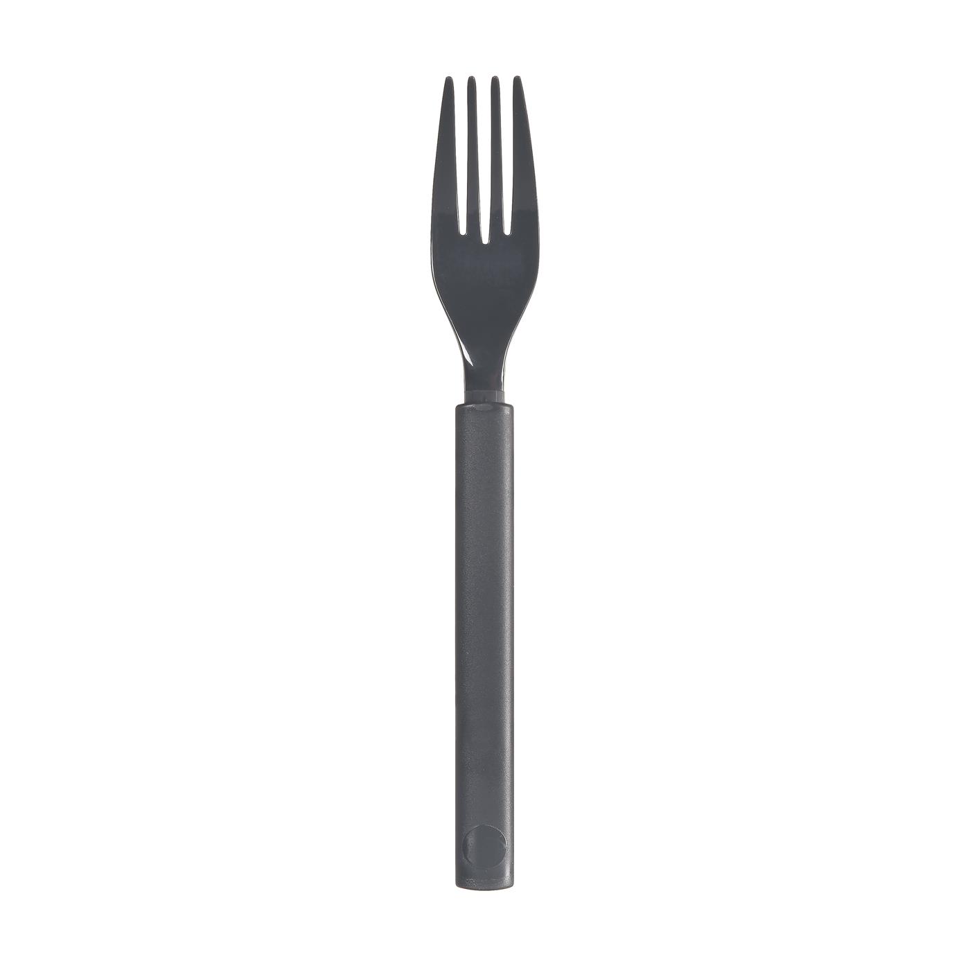 Duni Kunststof Vorken Granite 18cm 6st