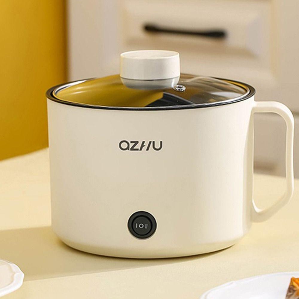 Yuzejincai Electric Rice Cooker Soup Heater Pot Electric Cooker Non-stick Cooking Hot Pot steamer Cooking Pot blue-no steamer