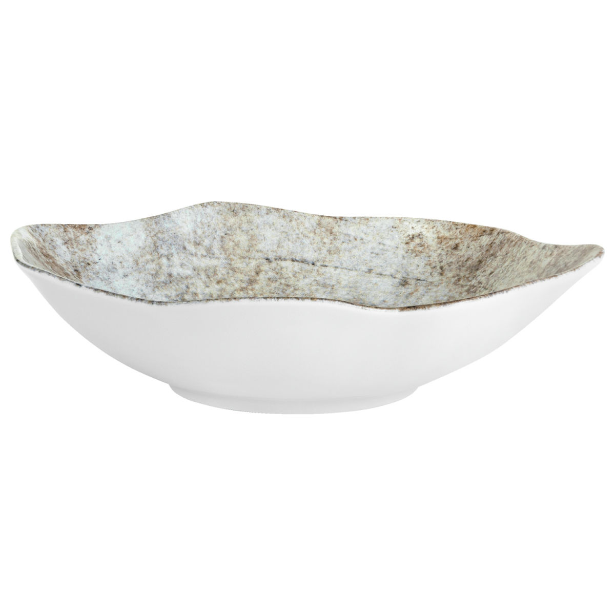 Vega Bord diep Gironia organisch; 700ml, 24.5 cm (Ø); taupe; organisch; 6 stuk / verpakking