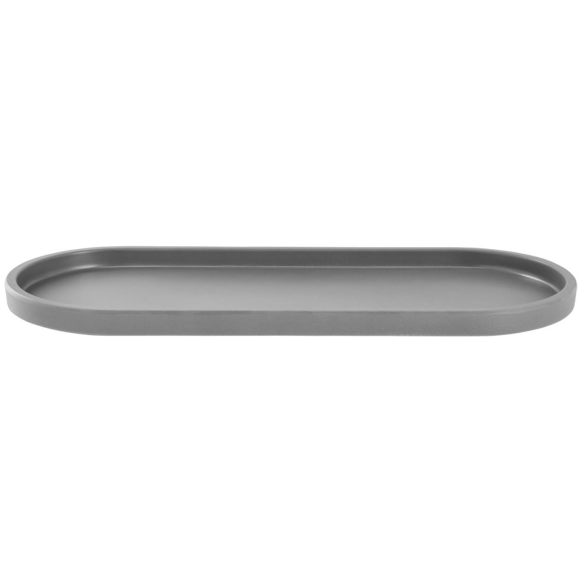 Vega Plat bord Kanas ovaal; 32.4x13.3x1.8 cm (LxBxH); grijs; ovaal; 6 stuk / verpakking