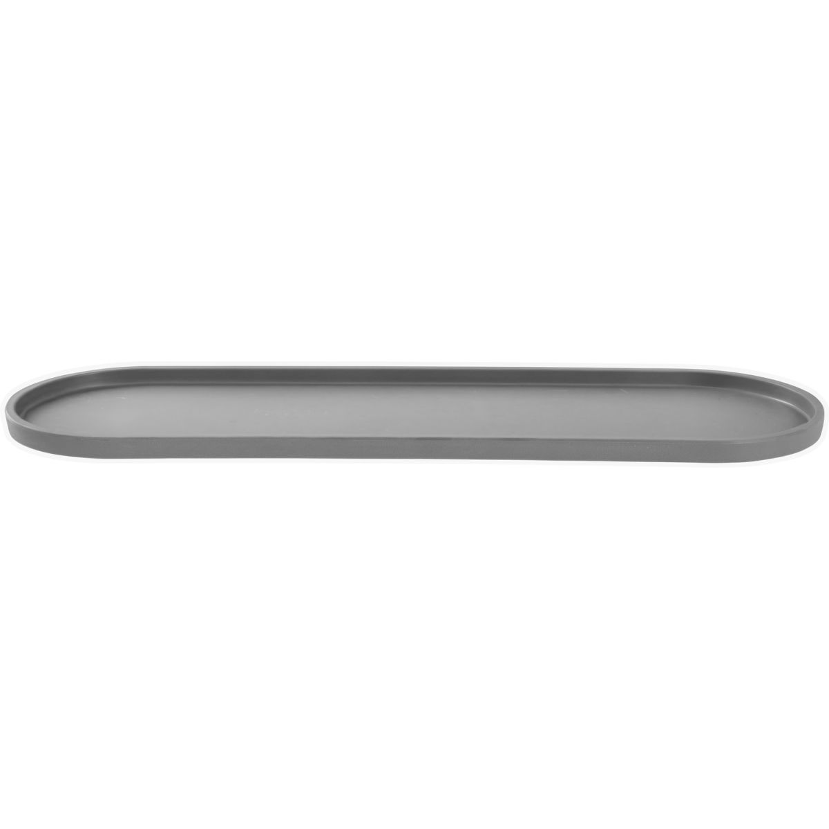 Vega Plat bord Kanas ovaal; 53x16.2x1.8 cm (LxBxH); grijs; ovaal; 6 stuk / verpakking