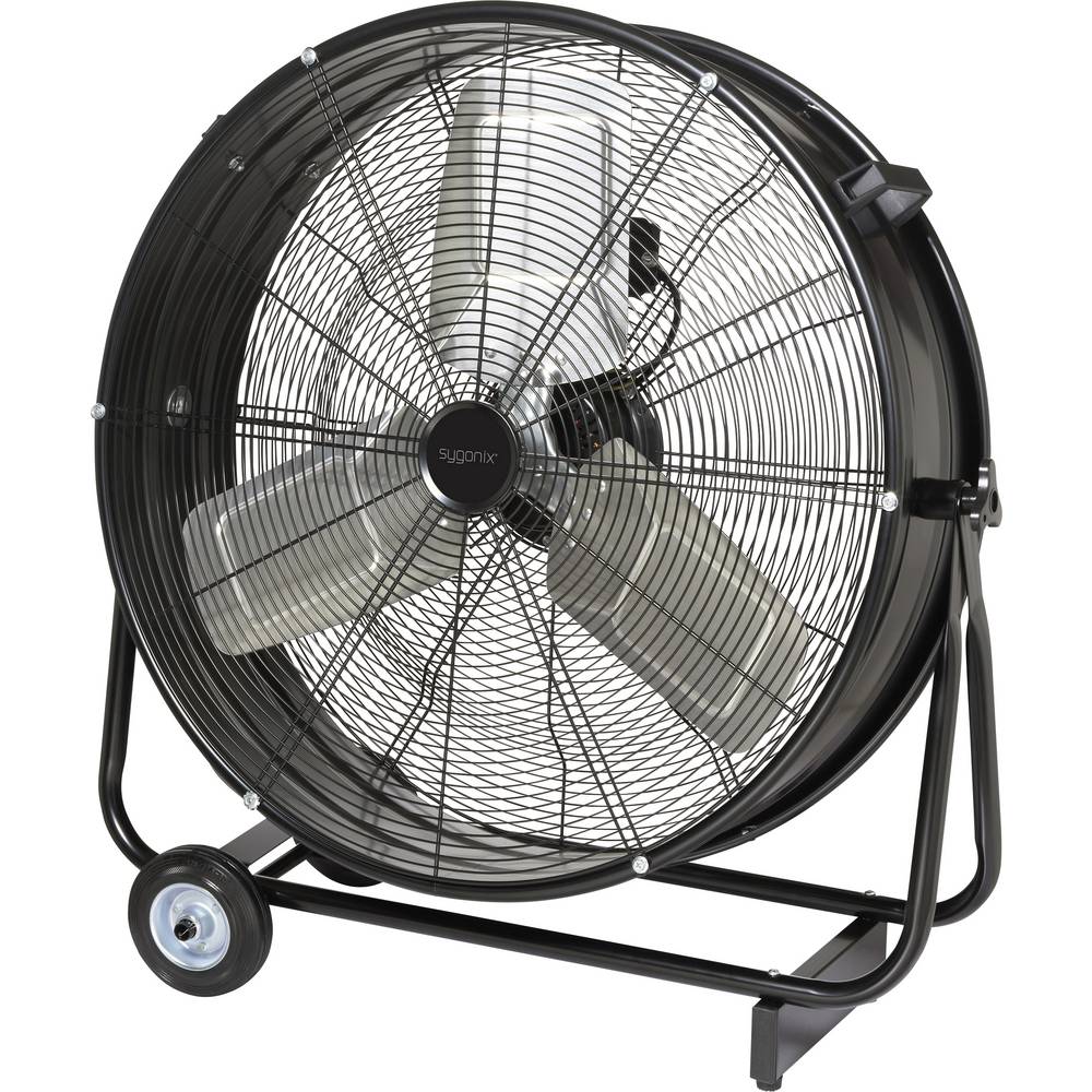 Sygonix Vloerventilator 330 W (Ø x h) 745 mm x 776 mm Zwart