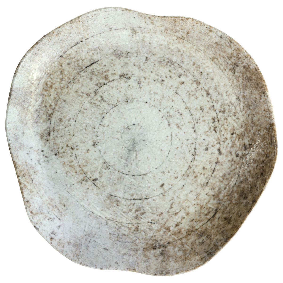 Vega Plat bord Gironia organisch; 23.5 cm (Ø); taupe; organisch; 6 stuk / verpakking