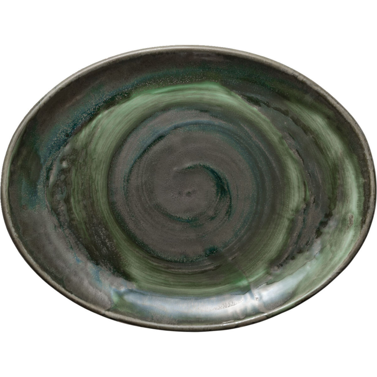 HEART&SOUL Bord Perfect Match Avocado coup; 30.8x23.9x2.8 cm (LxBxH); groen/wit; 6 stuk / verpakking