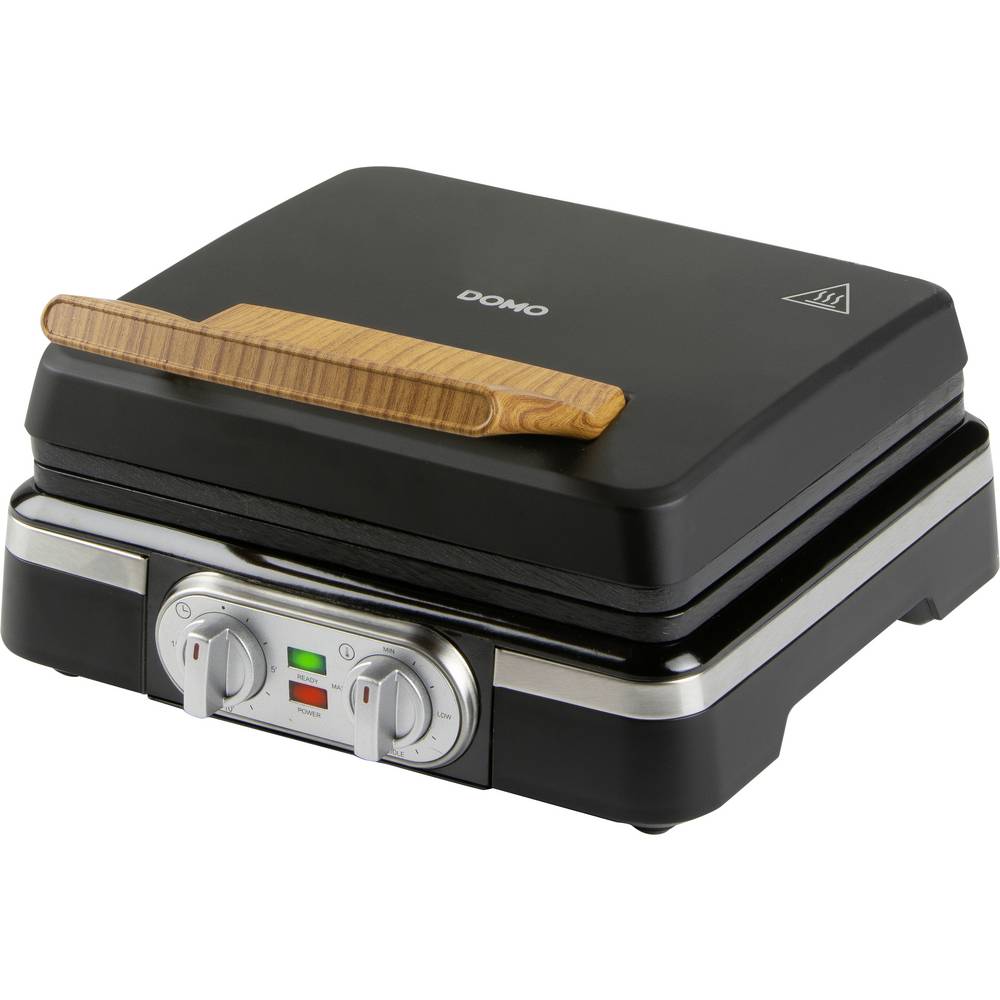 DOMO WAFFELEISEN - INKY BLACK Wafelijzer Zwart