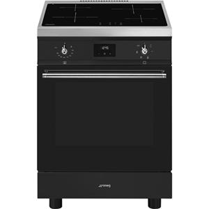 Smeg C6IMMBT2 Classici Inductiefornuis met Elektrische Oven - Zwart