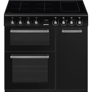 Smeg CX93IMBL Classici Esthetisch Fornuis met Inductiekookplaat