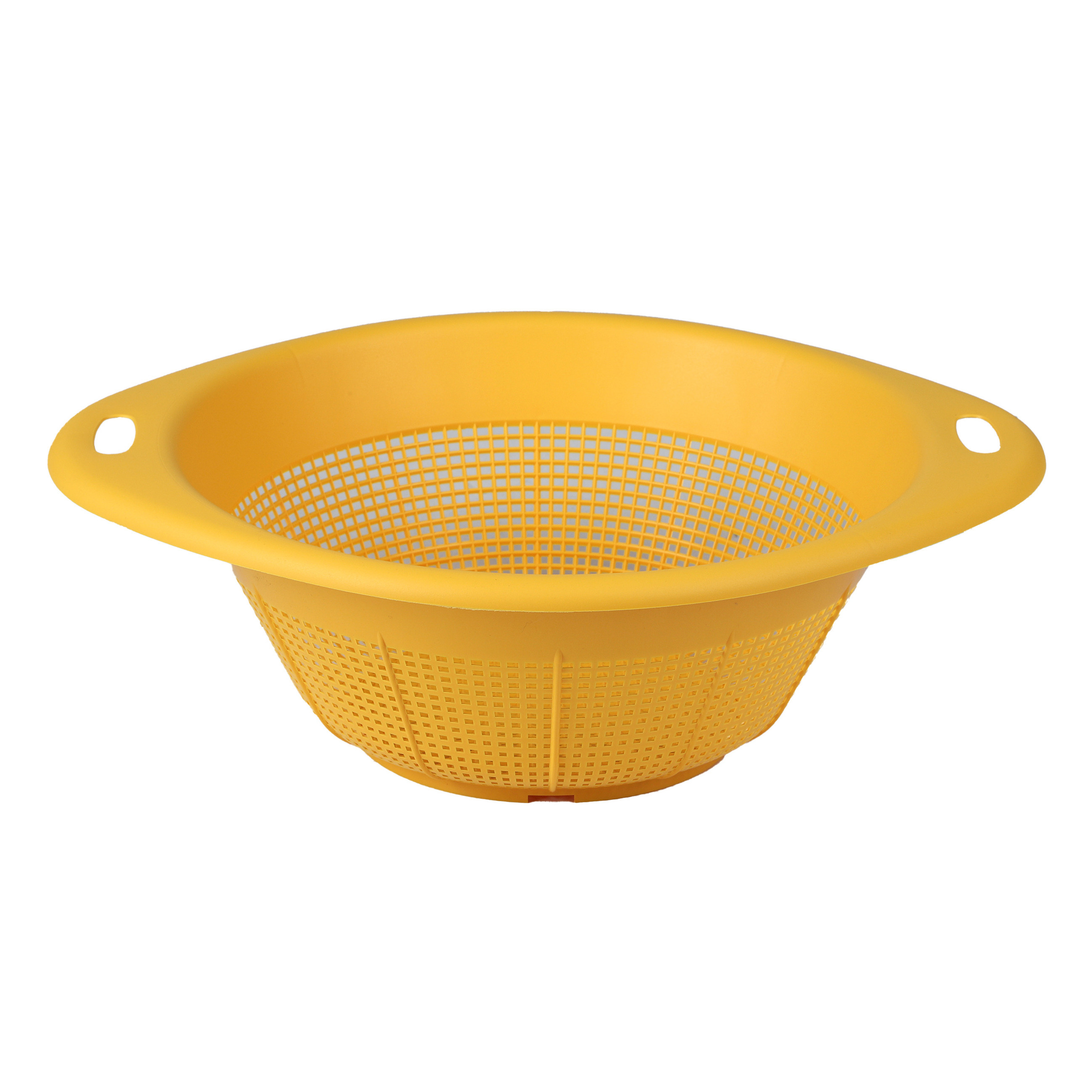 Urban Living Keuken vergiet Liberty - geel - Dia 30 cm - vergiet voor voedsel - Kunststof -