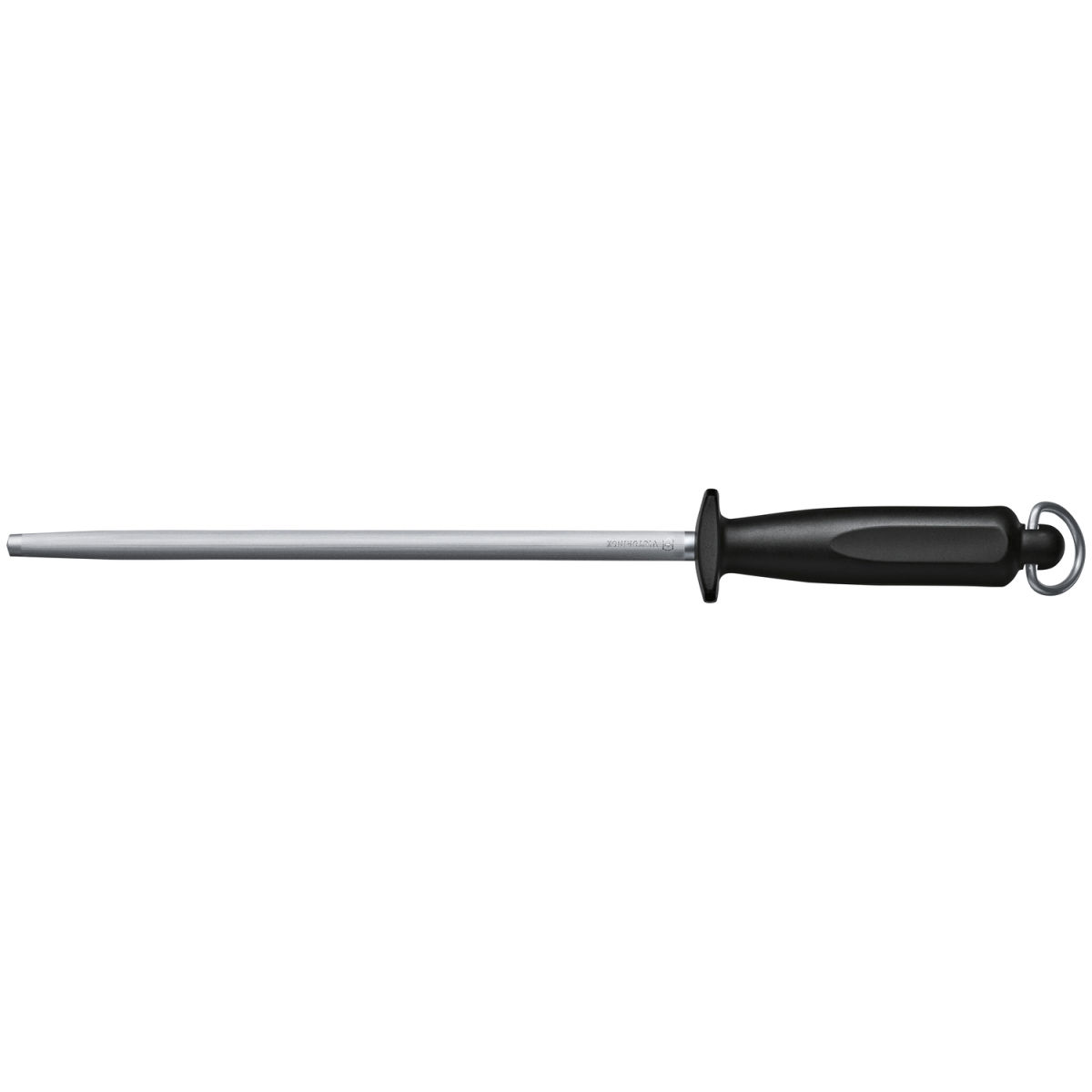 Victorinox Aanzetstaal, 30cm, fijne trek, ovaal; Lemmetlengte 30 cm, 44.3 cm (L); zwart/zilver; ovaal