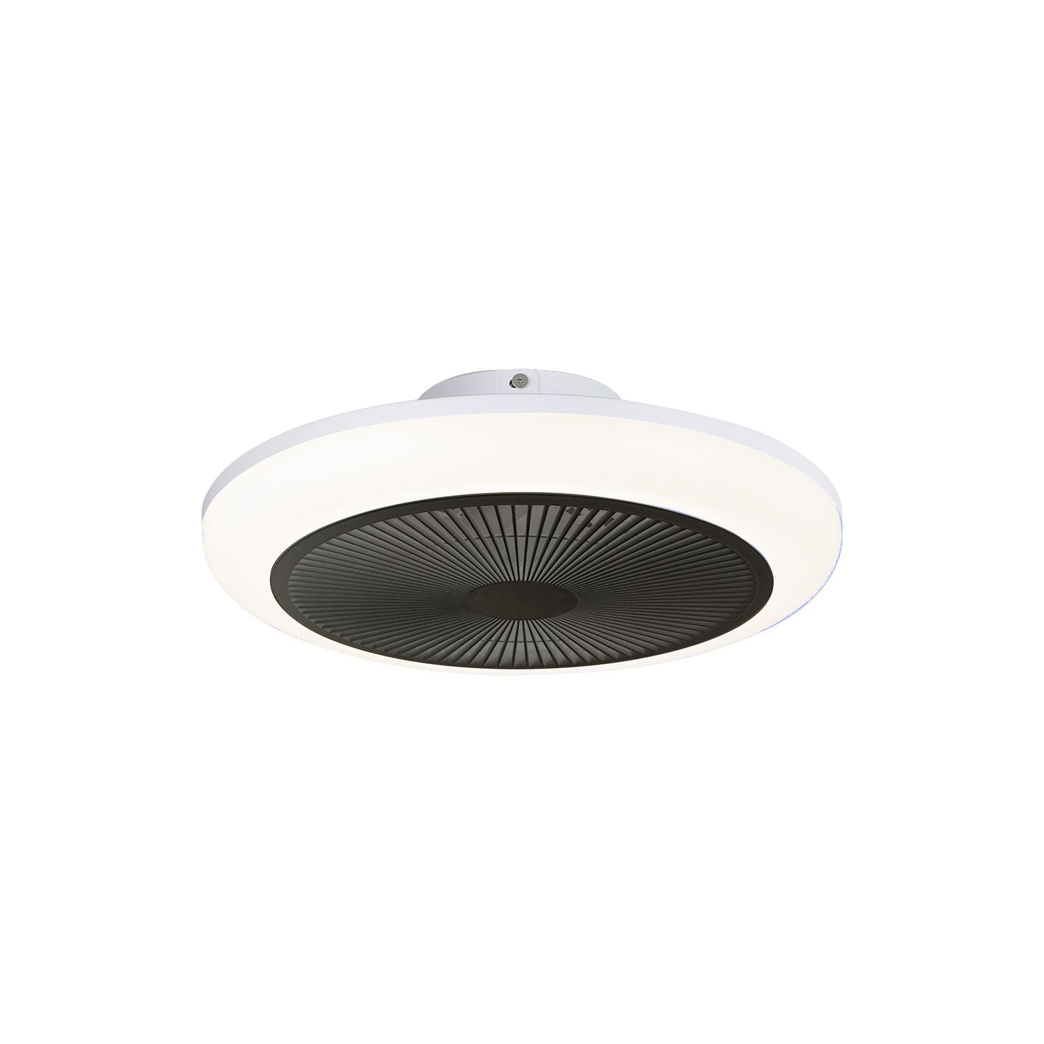 EGLO Plafondventilator Santpoort Zwart ⌀46cm 20,8w+12w