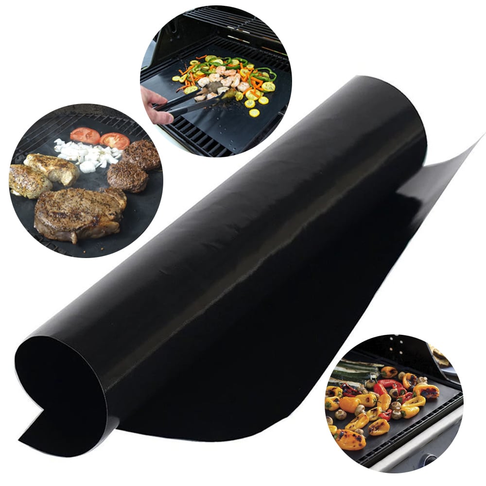 Krumble Teflon BBQ Grill Mat - Zwart